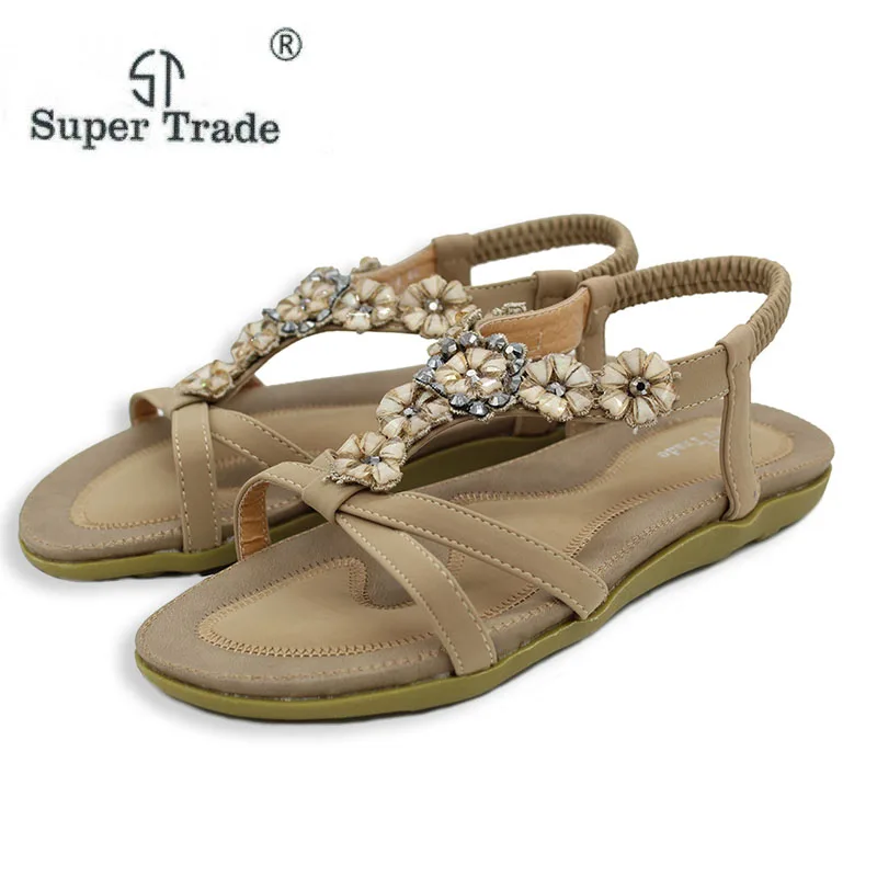 

Summer Women Sandals 2018 Gladiator Sandals Women Shoes Bohemia Flat Shoes Sandalias Mujer Ladies Shoes New Flip Flops Size35-45