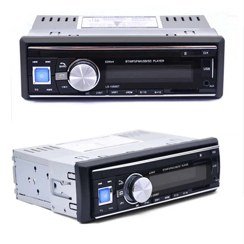 Stereo audio autorádio 1 z 12V Bluetooth stereofonní MP3 přehrávač podporuje přehrávač telefonů bez ruky FM rádio AUX-IN MP3 dálkové ovládání USB 1068