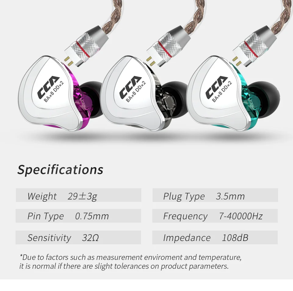 CCA C10 4BA+1DD Hybrid In Ear Earphone HIFI DJ Monitor Running Sport Earphone Headset Earbud With Detacable Upgraded Cable (13)