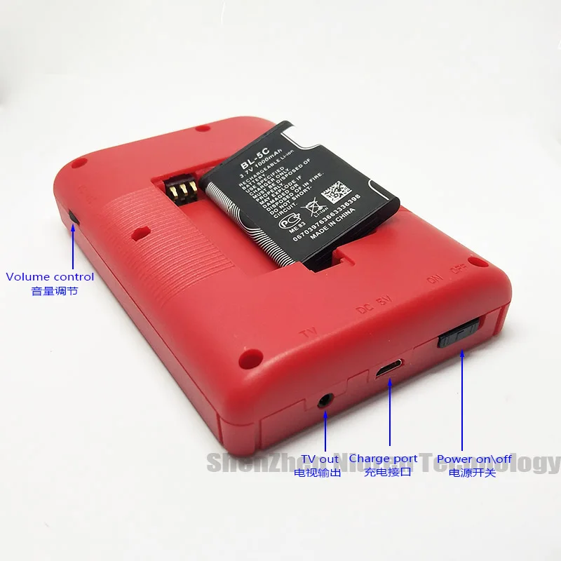 400 In 1 Games With 1000mAh Battery 8-Bit Video Game Console 3.0\