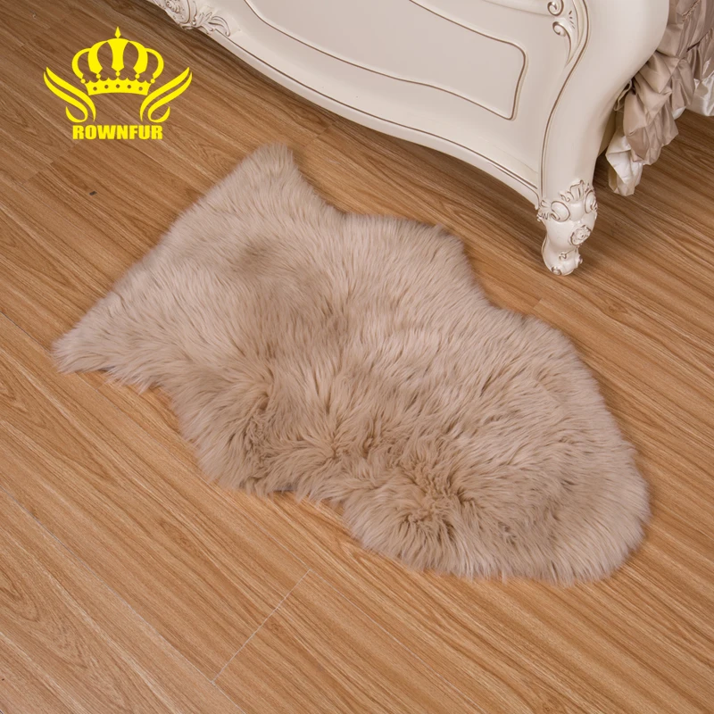ROWNFUR Faux Fur Floor Mats Soft Artificial Sheepskins Carpet For Kids Living Room Bedroom Chair Sofa Cover Plush Washable Rugs ROWNFUR Faux Fur Floor Mats Soft Artificial Sheepskins Carpet For Kids Living Room Bedroom Chair Sofa Cover Plush Washable Rugs