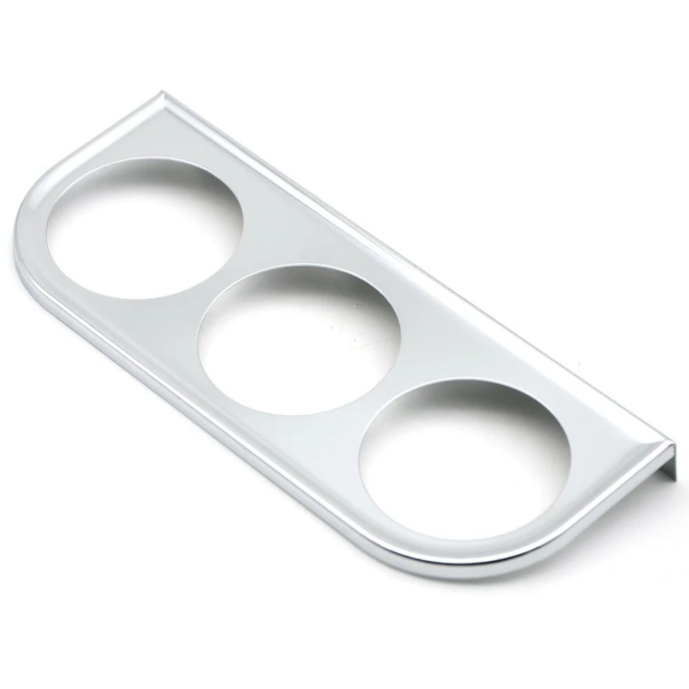 DRAGON GAUGE Universal Chrome 2inch 52mm Car Auto Triple Gauge Holder