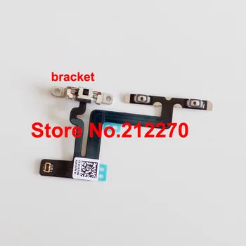 

50pcs/lot Original New Volume Control Mute Button Flex Cable With One Metal Bracket Replacement for iPhone 6 Plus 5.5" Wholesale