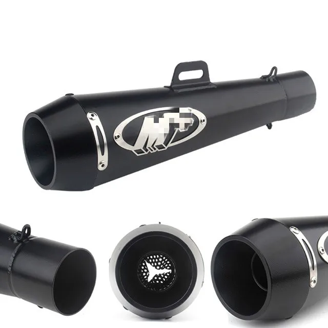 

Motorcycle modified m4 stainless steel exhaust pipe Tiger horizon exhaust