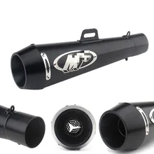 Motorcycle modified m4 stainless steel  exhaust pipe Tiger horizon  exhaust