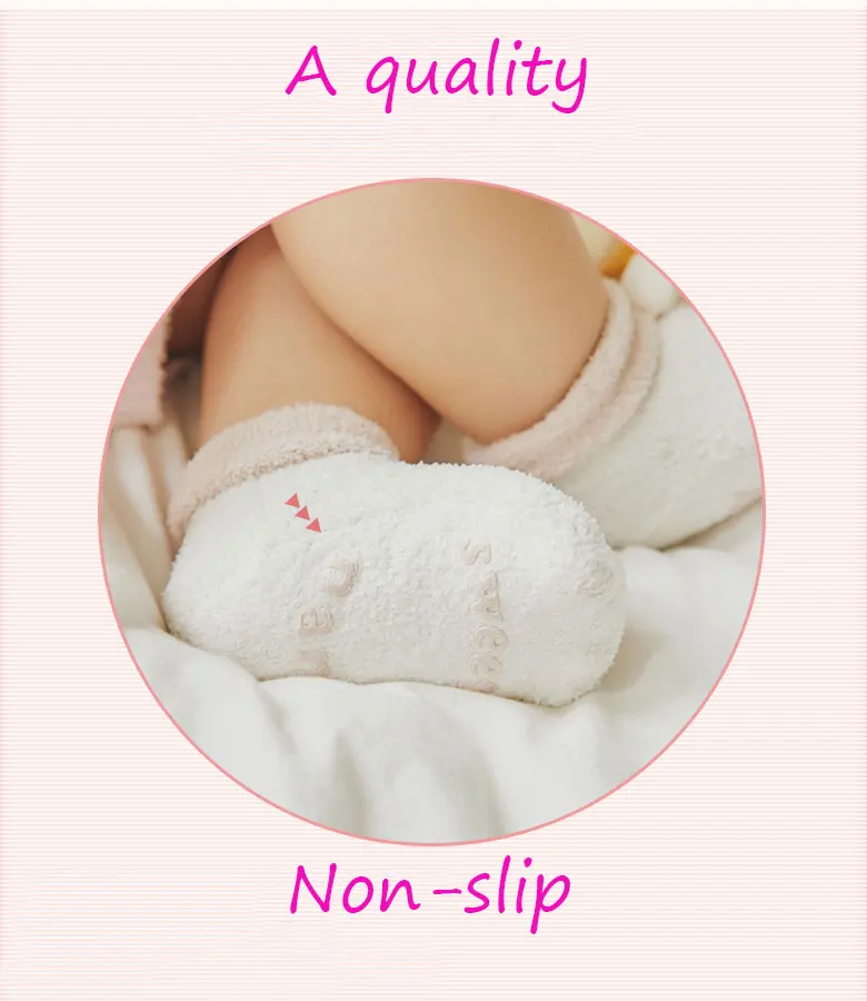 3 пар/лот, носки для маленьких девочек и мальчиков 1-12 месяцев, дышащие коралловые бархатные носки для новорожденных, нескользящие носки для малышей