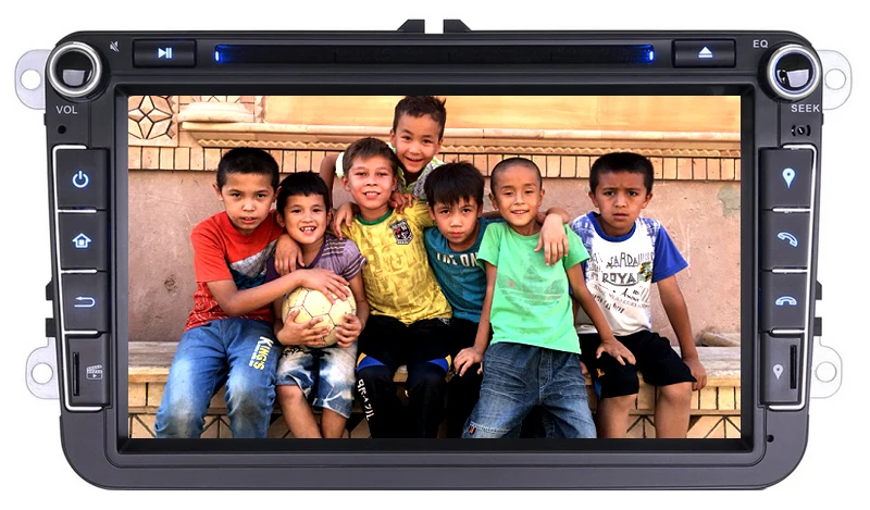 Discount Idoing 2G RAM Android6.0 Car Multimedia Player For VW/Skoda/Seat Touch Screen 1024*600 2Din Steering-Wheel Built-in 3G Dangle 2