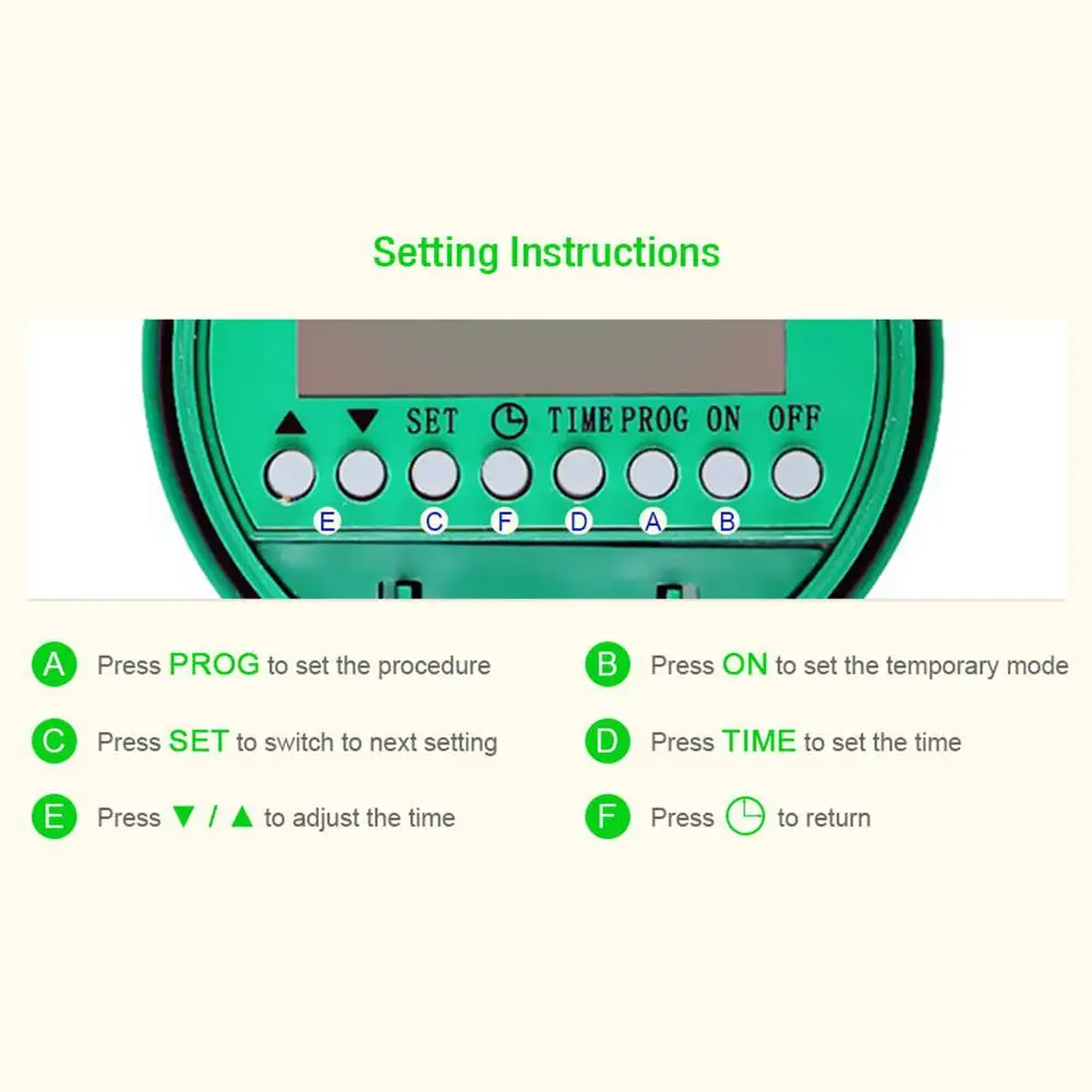 Сад ЖК-дисплей автоматического полива электронный таймер для полива сада разбрызгиватель домашнего цифровой разведки полива контроллеры Системы