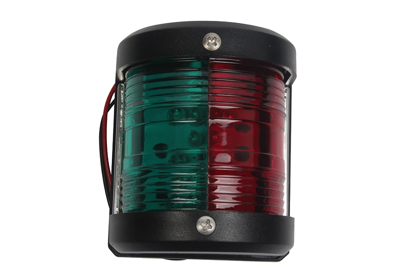 

12V Marine LED Navigation Light Bi-Color Red Green Bow Side Sailing Signal Lamp