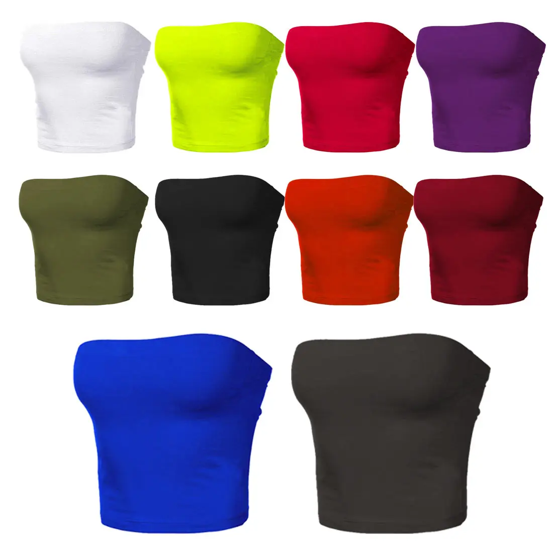 Women's Intimate Clothing Sexy Breathable Movement Strapless Tube Top Black White Tube Top Female Wrapped Chest Tops Women's Intimate Clothing Sexy Breathable Movement Strapless Tube Top Black White Tube Top Female Wrapped Chest Tops
