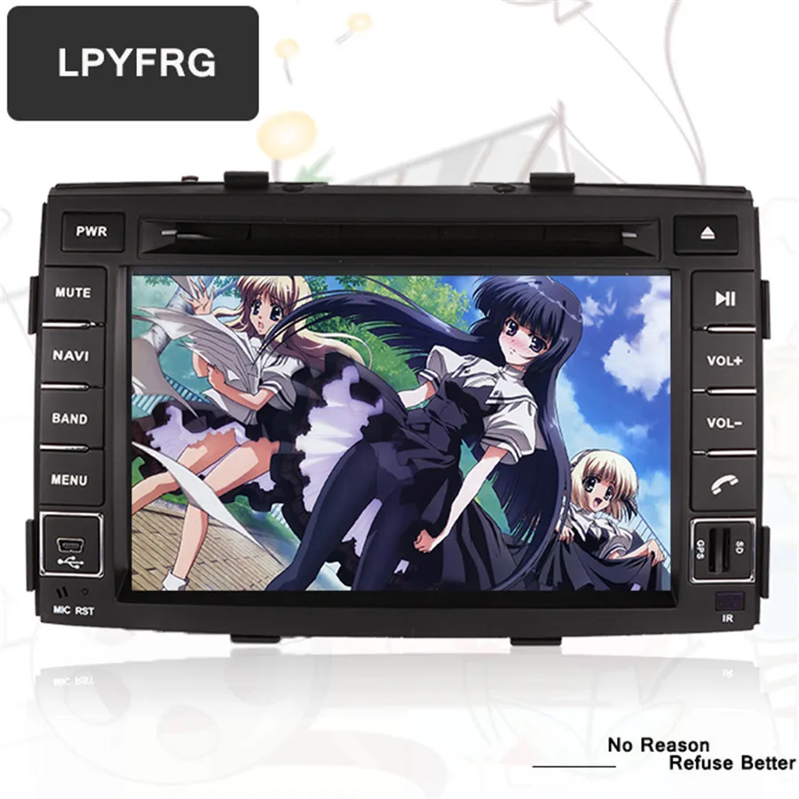 Discount 1024*600 Android 9.0 Octa core for kia Sorento 2009 2010 2011 2012 car dvd player gps navigation headunit car radio video player 2