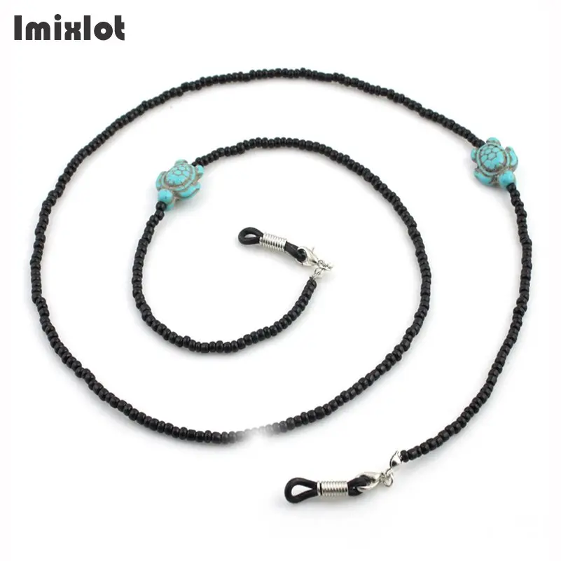 Ожерелье для очков Imixlot Очаровательное ожерелье солнцезащитных с черными