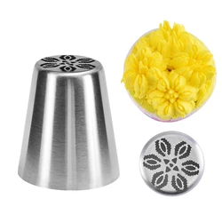 4YANG Puffing Flower Fondant Cake Cream Nozzle Pastry Tip Stainless Steel Icing Piping Nozzles DIY Baking Pastry Decorating Mold 4YANG Puffing Flower Fondant Cake Cream Nozzle Pastry Tip Stainless Steel Icing Piping Nozzles DIY Baking Pastry Decorating Mold