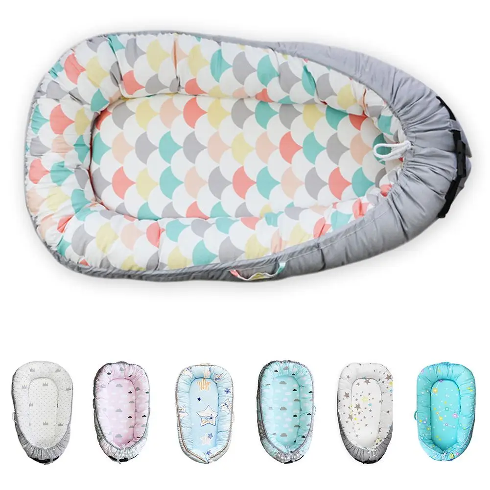 Winter Baby Nest Cradle Thickness Bionic Bed Portable Baby Bed