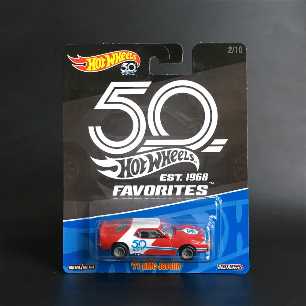 Hot Wheels 1: 64 спортивный автомобиль CHEVY FORD 50th anniversary Коллекционное издание металлическая литая модель автомобиля детские игрушки