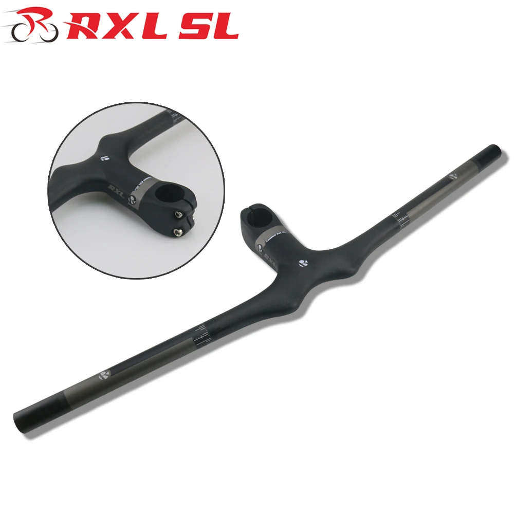 Руль велосипедный RXL SL черный глянцевый диаметр вилки 28 6 дюйма|bike handlebar|bicycle