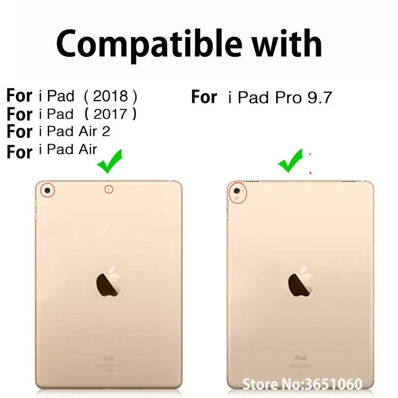 Чехол с мультяшным котом для Apple iPad 9," 5-го 6-го поколения A1893 A1954, умный чехол для iPad Air 1 2 iPad Pro 9,7, чехол