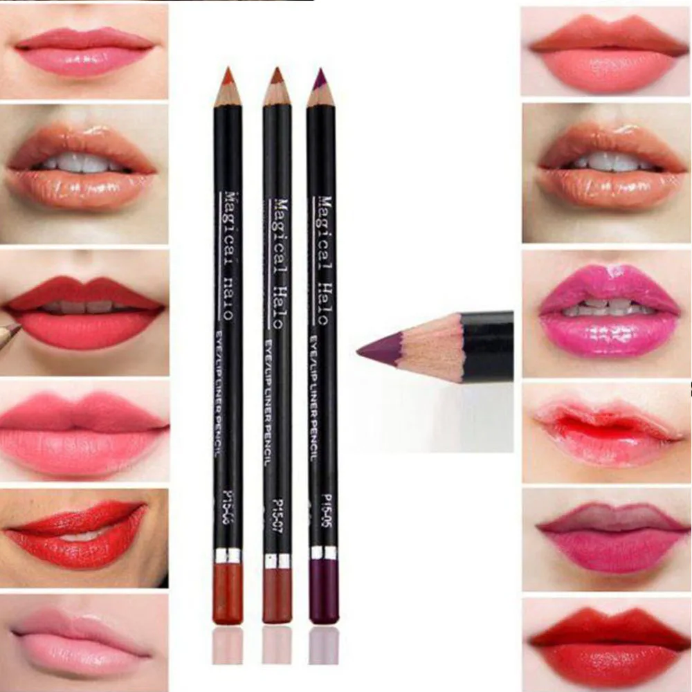 

Magical Halo 1pcs Professional Matte Lip Liner Pencil Set Waterproof Long Lasting Matte Lipliner Pen Makeup Cosmetic Tools