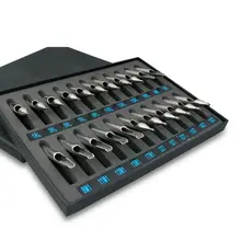 22 шт. размеры много нержавеющая сталь татуировки насадки комплект поставки татуировки