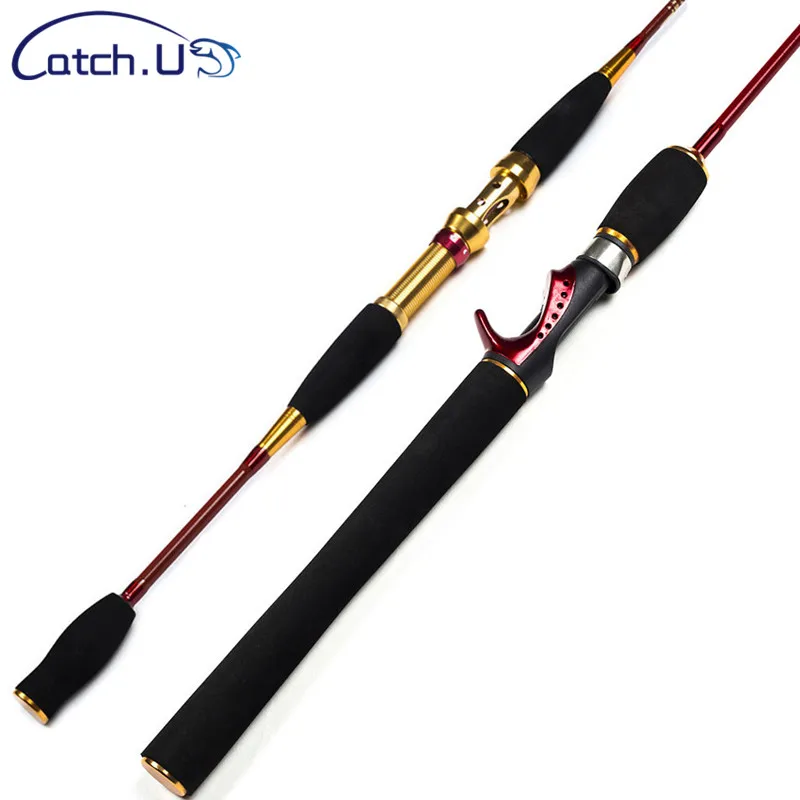 Catch. U 1,8 м Удочка спиннинговая красная жесткая океанская лодка литые удочки спиннинговая Удочка углеродная спиннинговая удочка