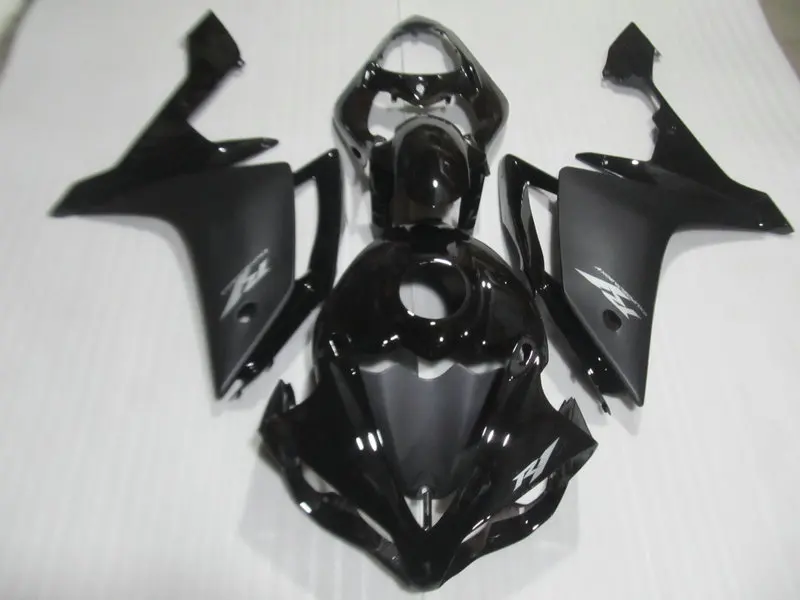 

Motorcycle Fairing kit for YAMAHA YZFR1 07 08 YZF R1 YZF1000 2007 2008 Matte&gloss black Fairings set+full tank cover+gifts YK15