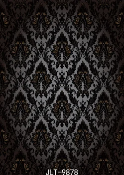 

SJOLOON 150x210cm Black European pattern backdrops Vinyl backdrops for photography 5x7ft Photography-studio-backdrop