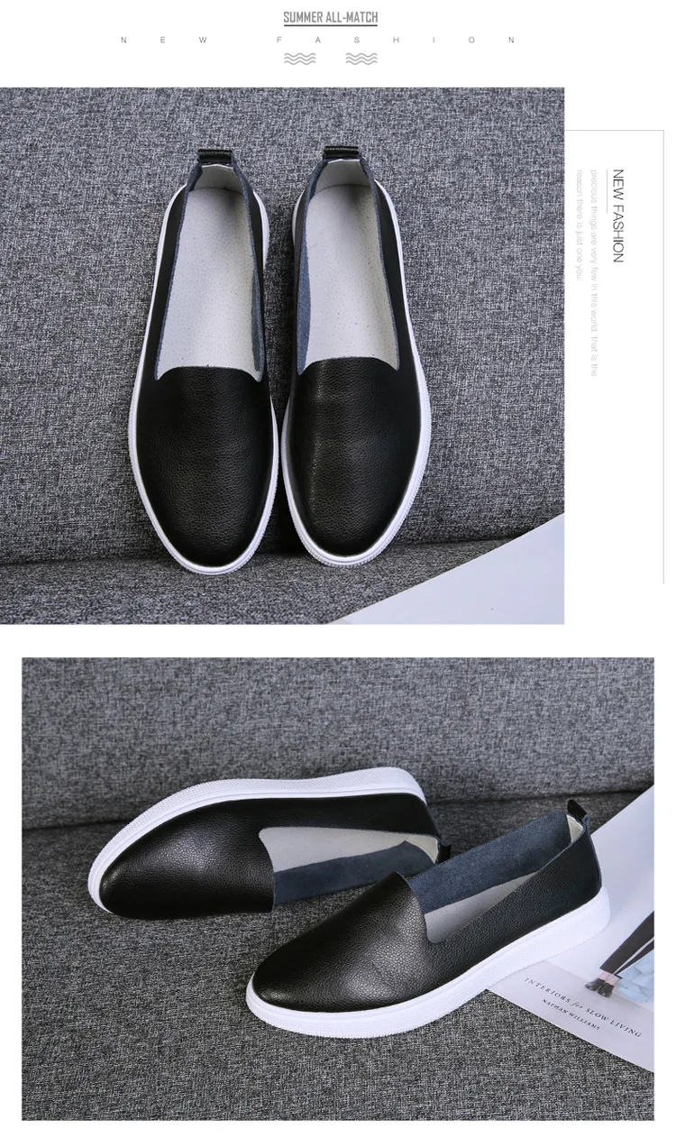 Krasovki/тонкие туфли; женские весенние кожаные туфли на плоской подошве, пропускающие воздух; Прямая поставка; Модные Повседневные туфли с мягкой подошвой