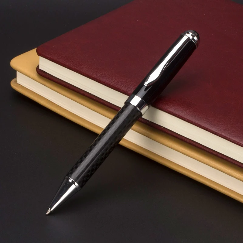 

luxury pen carbon fiber pen material handle writing gel Roller Ball Pen Luxury Ballpoint Pen For Business school
