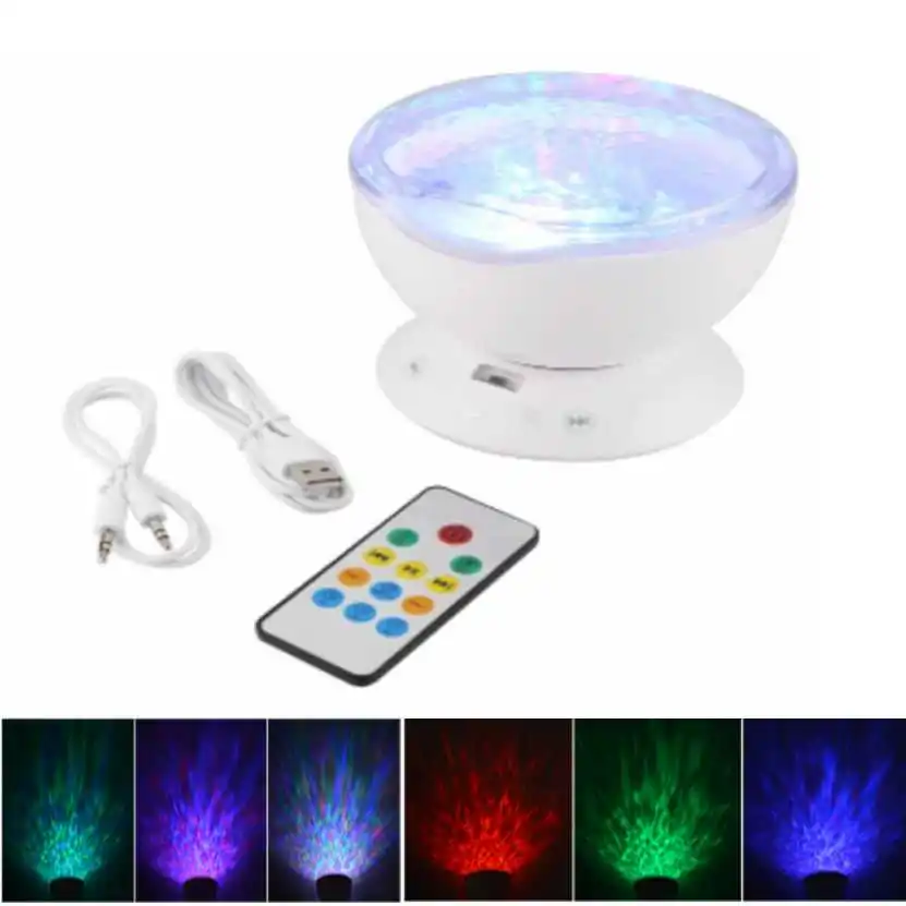 Ocean Wave Starry Sky Aurora LED Night Light Projector USB Novelty Lamp