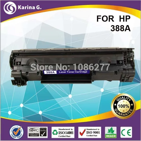 

88A 388A comaptible toner cartridge for HP cc388A  a+Quality  for HP LaserJet P1007 P1008 P1106 P1108  M1136 1213nf 1216nfh