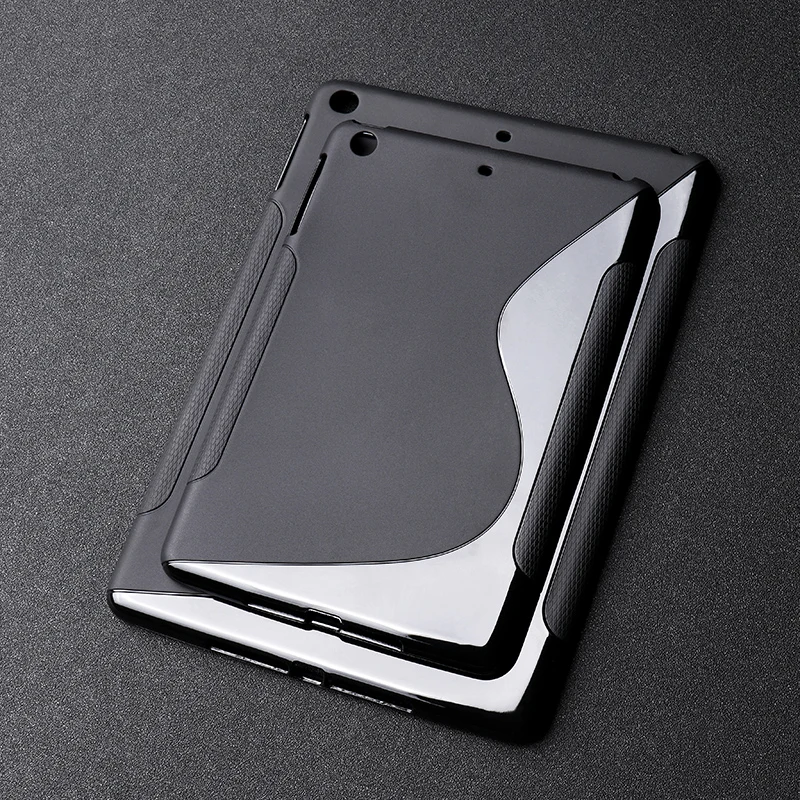 SLINE чехол из ТПУ для Apple Ipad Air 2 Чехол черный силиконовый мягкий защитный чехол для iPad air 2 iPad 6 iPAD6 мягкий планшет Сумка-бампер