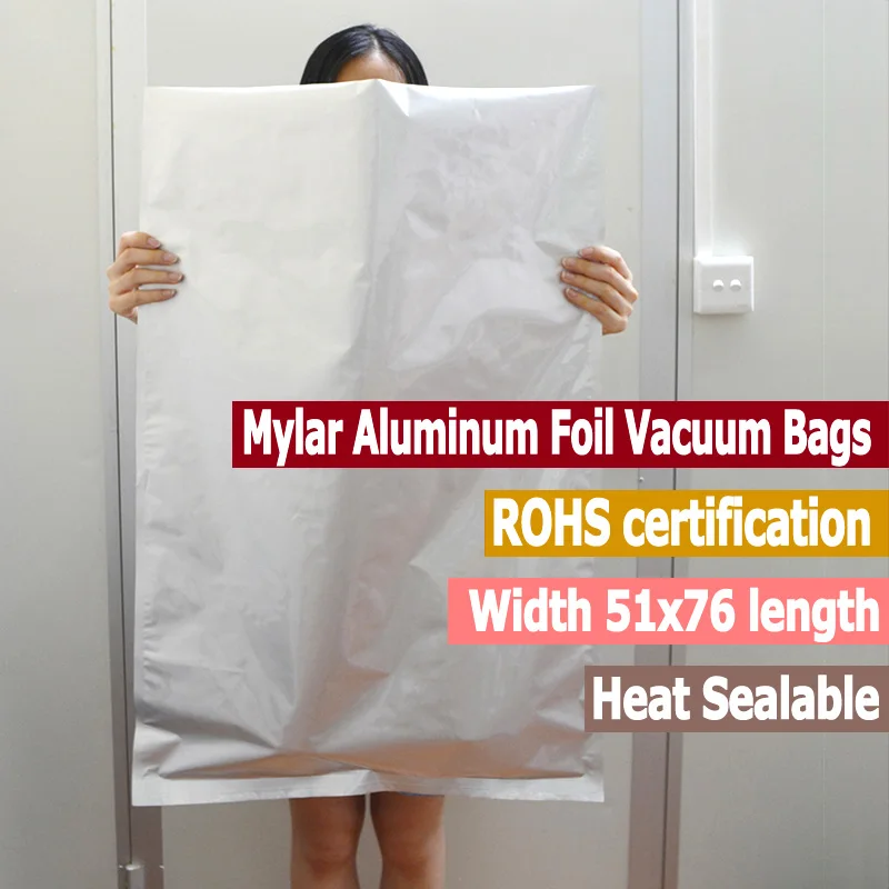 10 шт. большие майларовые алюминиевые фольгированные пакеты вакуумные пакеты 5 галлонные майларовые пакеты для хранения еды для домашних животных пакеты из алюминиевой фольги