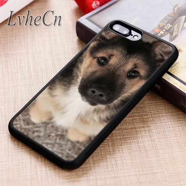 LvheCn милый чехол для телефона с немецкой овчиной щенком породой iPhone 11 12 Pro X XR XS MAX 5 6