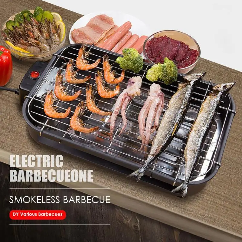

Electric Heating BBQ Household Smokeless Barbecue Machine Electric Oven Grill Smokeless Barbecue Machine Meat Machine