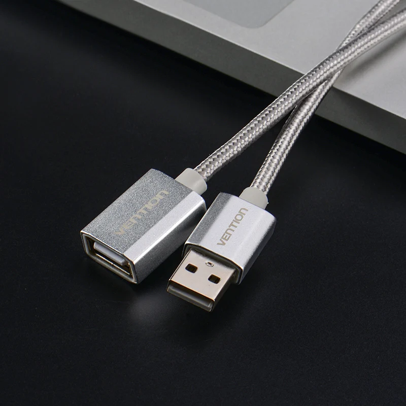 Vention USB кабель-удлинитель для компьютера, мобильного HDD, USB 2,0, кабель для синхронизации данных, шнур, высокая скорость передачи данных