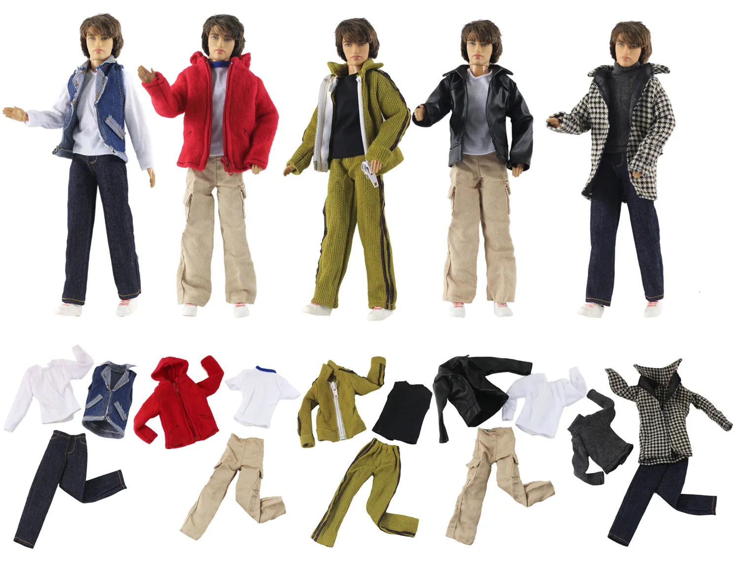 

1 Set Doll Clothes Outfit for 12 inch Ken Doll Many Style for Choice