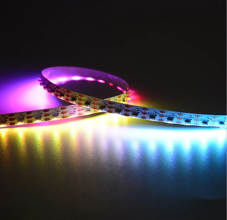 [Seven Neon]DC5V 60/72/120 светодиодов/m SK6812 WS2812B IC адресная tltra тонкая 8 мм ширина SMD 4020 боковая