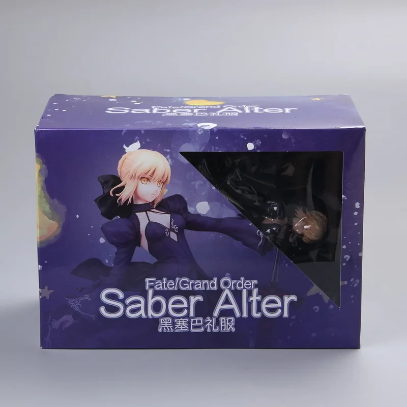 3 цвета 23 см Fate Grand Order Saber Alter Dress Ver Сексуальная ПВХ Модель Коллекция Косплей украшение аниме фигурка игрушка кукла 9''