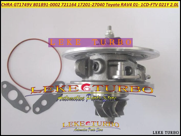 Turbo Cartridge CHRA GT1749V 801891-5002S 801891-0001 721164-0004  Turbocharger For TOYOTA Rav 4 2001-05 1CD-FTV 021Y 2.0L 93kw (3)