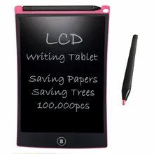 Best Buy NEWYES Pink 8.5inch Digital LCD Writing eWriter Graffiti Board Notepad Drawing Toys and Writing Tablets Office Notes Board