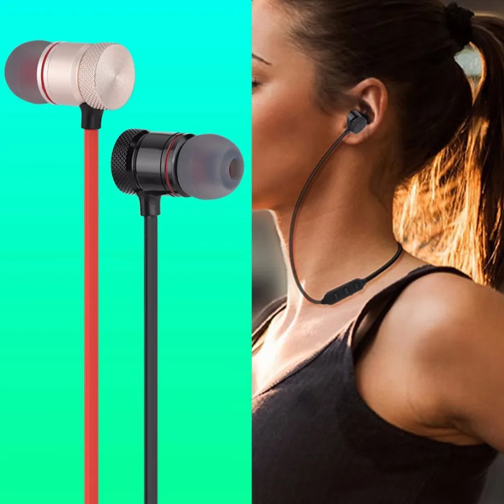 Bluetooth Earphone Wireless headphone Magnet Earbuds With