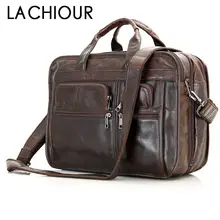 Large Business Travel Bag Coffee Cowhide Leather Men Handbags Male A4 Leather Shoulder Bag Men Laptop Bag Male Leather Briefcase delin 135 leather men s business casual handbags men s business travel briefcase leather shoulder bag