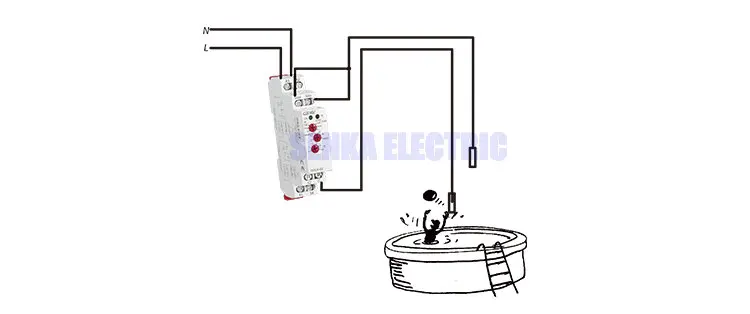 Реле контроля уровня жидкости 10A AC/DC24-240V регулятор уровня жидкой воды ler GRL8