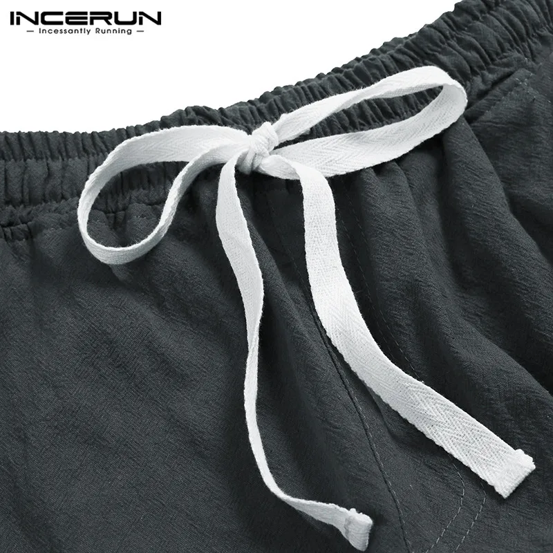Streetwear HipHop Men's Pants Joggers Ankle-Length Side Striped Men Cotton Harem Pants Loose Fitness Sweatpants Hombre Patalon