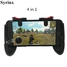 Téléphone L1R1 poignée avec Joystick/déclencheur L1r1 boutons de feu pour iPhone X 7 8 Android IOS manette Mobile pour Pubg support de contrôleur