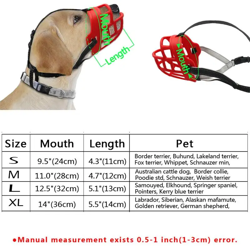 Soft-Rubber-Dog-Training-Muzzle-Adjustable-Straps-Silicon-Basket-Anti-Bite-Pet-Muzzles-For-Small-Medium