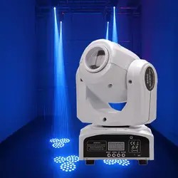 30 Вт белый корпус светодиодный движущийся головной прожектор 8 гобос эффект сценическое освещение 30 Вт DMX мини-сценический светодиодный
