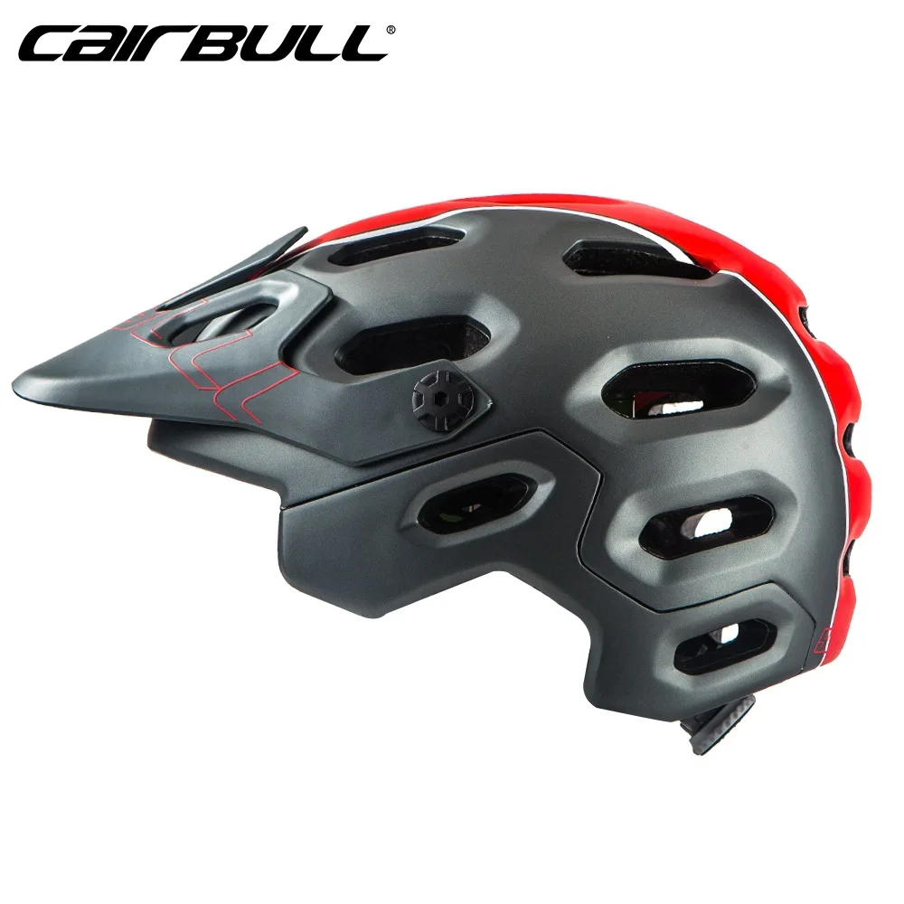 Cairbull внедорожный велосипедный шлем Casco Ciclismo PC+ EPS велосипедный супер горный шлем безопасности MTB велосипедные шлемы шлем Velo BMX - Цвет: Titanium gray