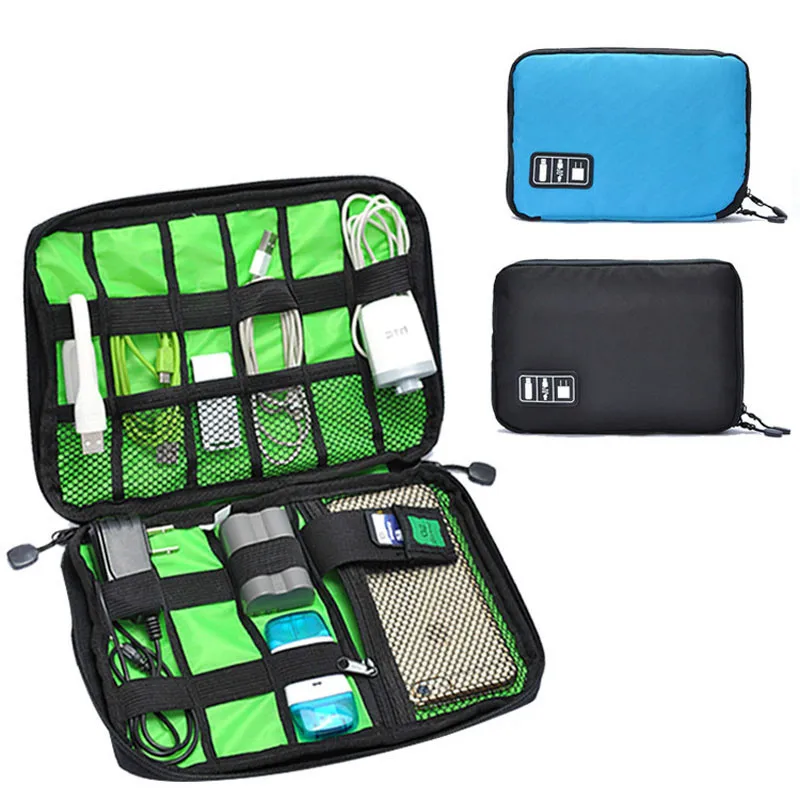 Портативная кабельная сумка-Органайзер, водонепроницаемый ударопрочный наушник, цифровой usb-кабель для зарядки, сумка для сортировки, дорожные сумки для кабелей