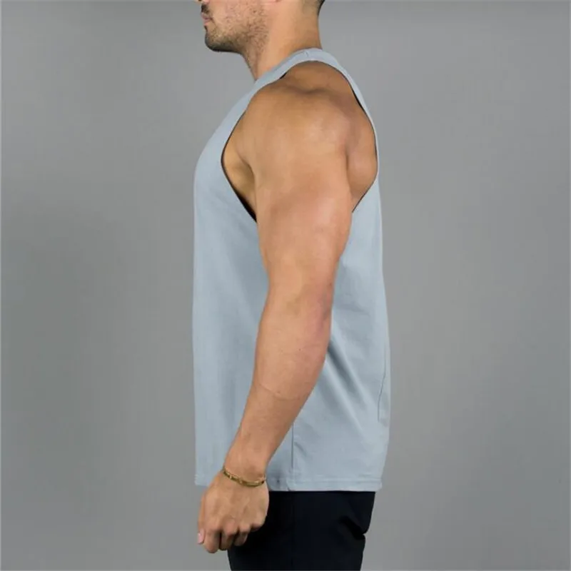 ALPHALETE мужские майки для бодибилдинга топы тренажерных залов хлопковые без